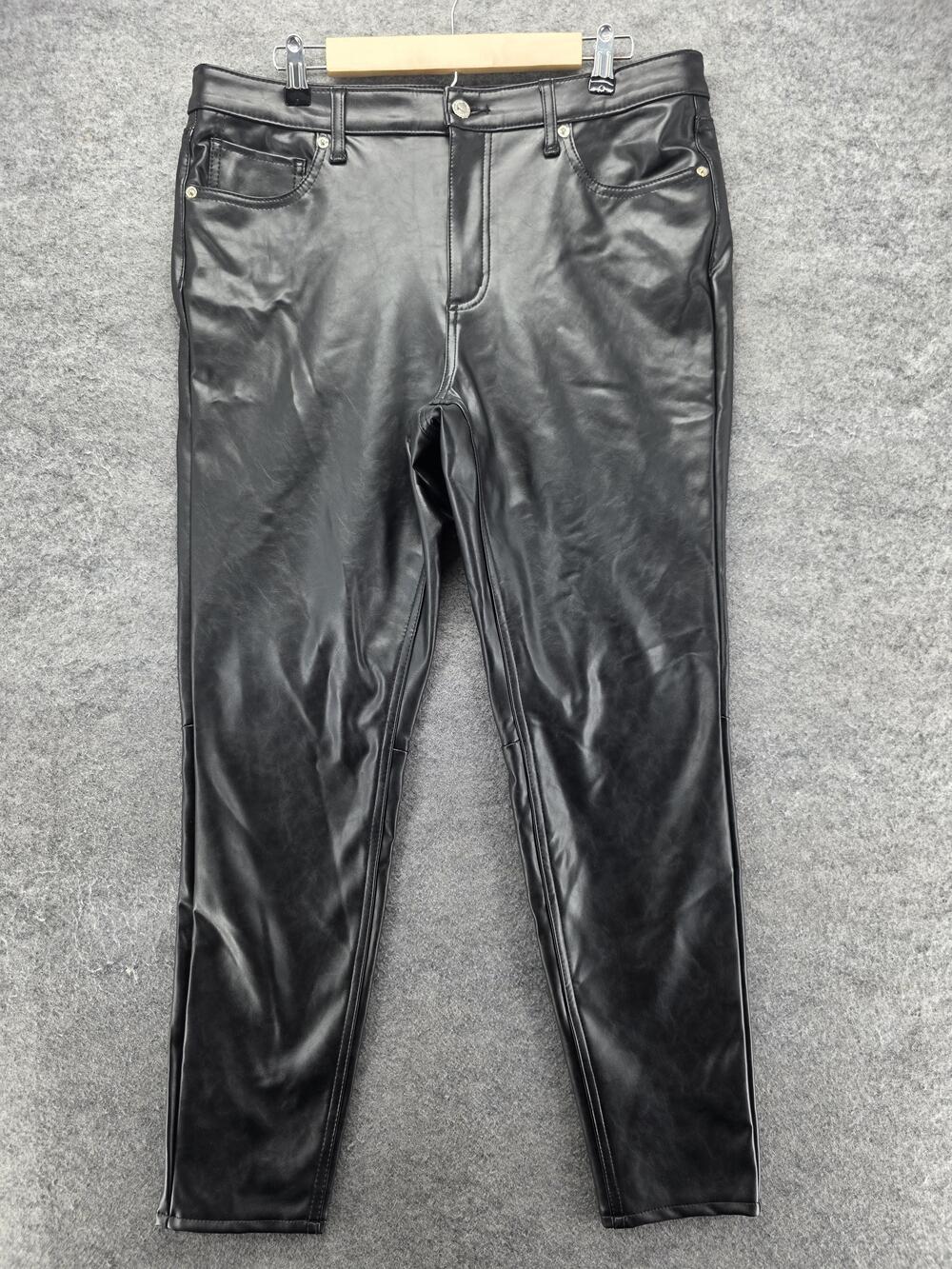Universal Thread Pants Womens 16R Black High Rise Skinny Pull On Jegging 31 In